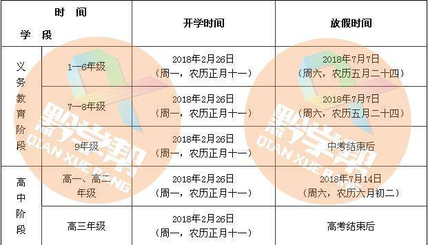 石拐区小学开学时间(今年开学时间2024小学)